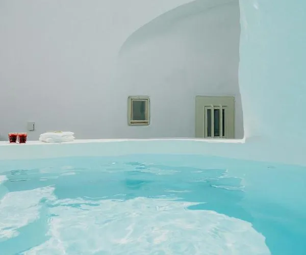Patitiri Cave House With Private Pool In Megalochori Santorini 빌라 메갈로호리